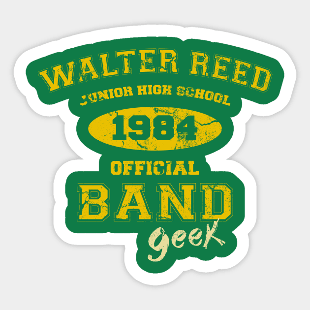 Walter Reed Band 1984 Sticker by BobbyDoran